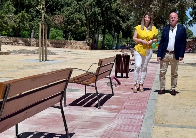 La segunda fase de la remodelación de los Jardines del Corazón de María encara su recta final de ejecución dentro de las obras PFEA